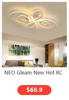 NEO Gleam Modern Led Ceiling Lihgts For Living Room Study room Bedroom Smart Home Alexa Ceiling Lamp fixtures Gold/Black Finish - petguardiansupplies