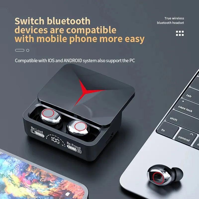 Original TWS M90 Wireless Headphones Gaming Earphone Bluetooth 5.3 Sport Earbuds with Mic Wireless Headset For iPhone Xiaomi - petguardiansupplies