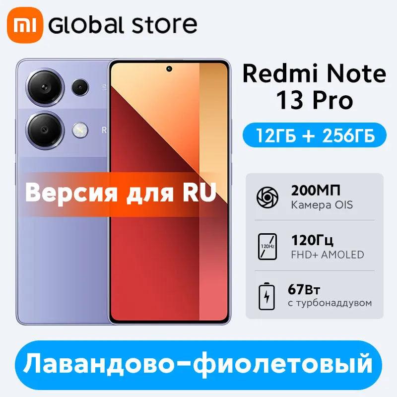 New Global Version Xiaomi Redmi Note 13 Pro 4G Smartphone MTK Helio G99-Ultra 6.67" AMOLED display 67W Turbo Charge with 5000mAh - petguardiansupplies