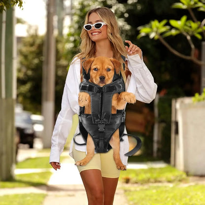 Pet Dog Carrier Bag Dogs Backpack Portable Travel Breathable Dog Bag Adjustable Outdoor Dog Carrier Bag Pet Carrying Supplies - petguardiansupplies