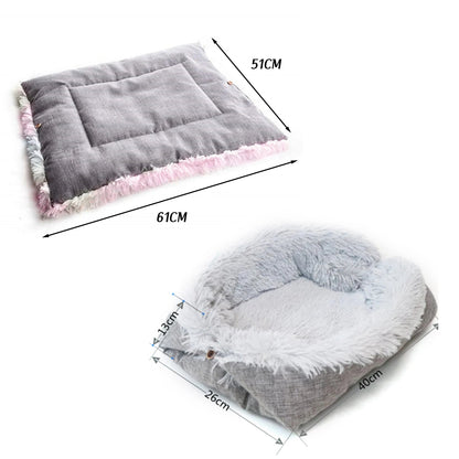 Cat Bed  Washable Cat Beds for Indoor Cats  Pet Bed Innovative Design  Safe Warming Comfortable Sleeping Surface Suitable - petguardiansupplies