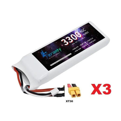 Upgrade 3300mAh 7.4V 2S LiPo Battery For RC Car Quadcopter Boat Drones Spare Parts 60C Battery With JST XT30 XT60 Plug - petguardiansupplies