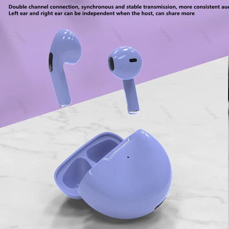 NEW Original Air Pro 6 TWS Wireless Headphones Fone Bluetooth Earphones Mic Pods In Ear Earbuds Earbuds sport Headset For Xiaomi - petguardiansupplies