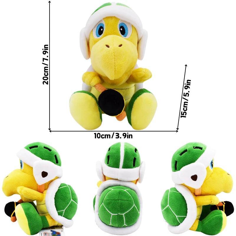 Kawaii Mario Bros Koopa Rolla Troopa Turtle Soft Plush Toys Armad Dry Bones Kamek King Bob-omb Shy Guy Peluche Dolls Gifts Kids - petguardiansupplies