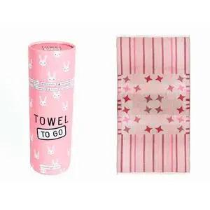 Towel to Go Kids Star Hammam Turkish Towel - Pink & Red - petguardiansupplies