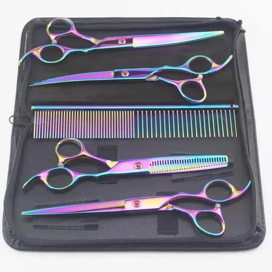 Ultimate Pet Grooming Scissors Set for Stress-Free Pet Care-0