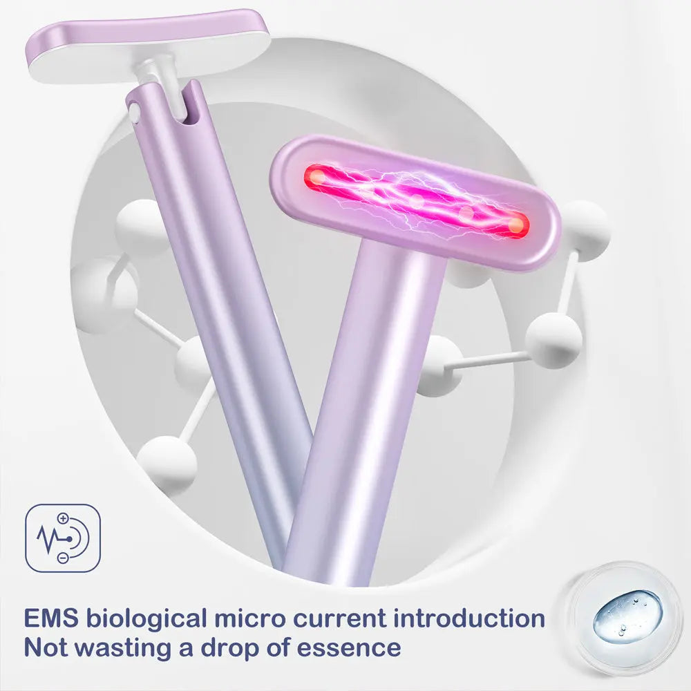 Rotatable EMS Facial and Neck Massager-3