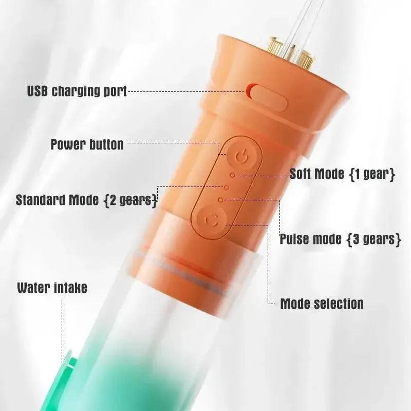 200ml Portable Oral Irrigator Teeth Cleaner - petguardiansupplies