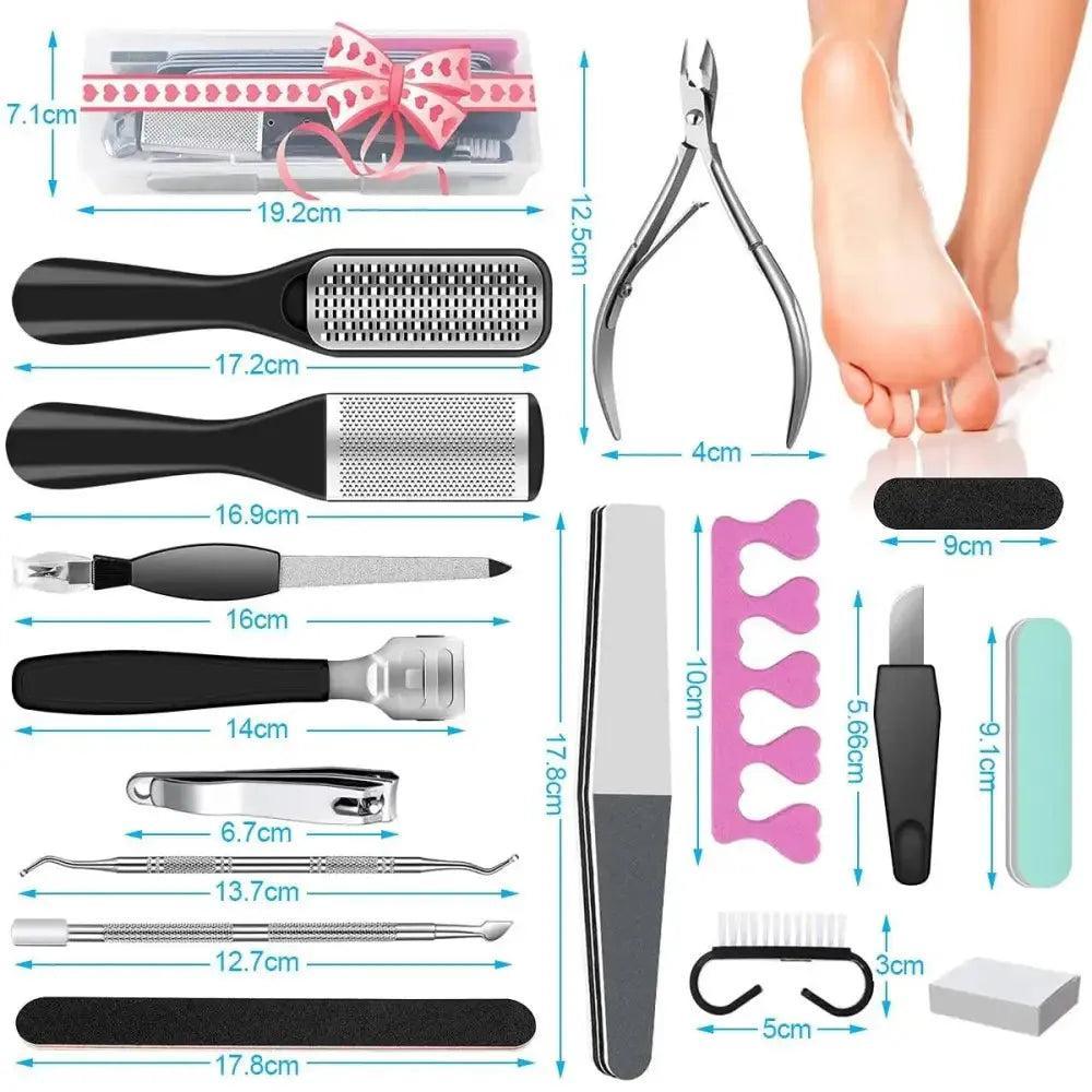 23 in 1 Professional Pedicure Tools Set - petguardiansupplies