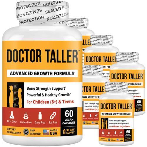 Doctor Taller, For Children (8+) & Teens, 60 Vegan Capsules - petguardiansupplies