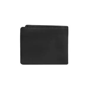 Black Cleaned Men Leather Wallet - petguardiansupplies