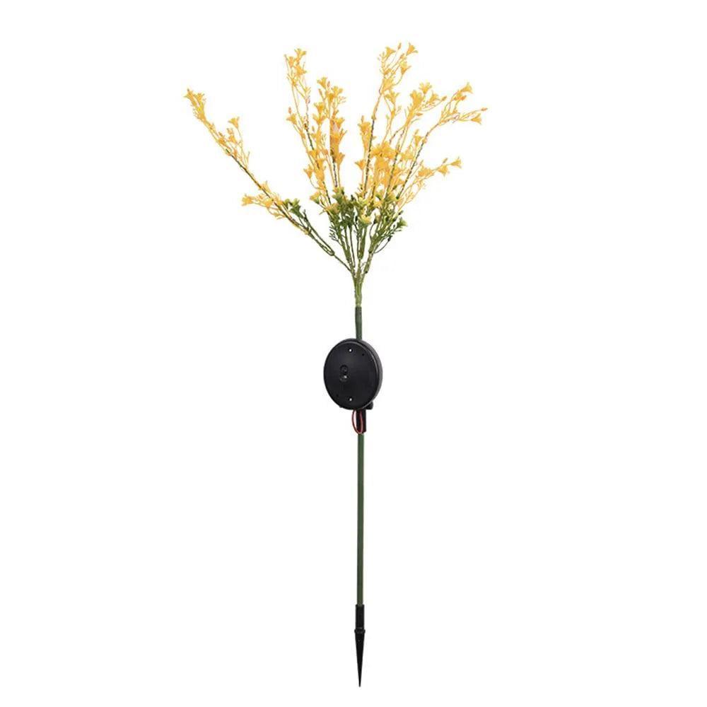 2Pcs Solar Canola Flower Shape Lights for Outdoor Christmas Decor - petguardiansupplies