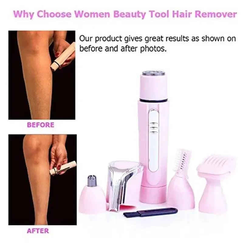 Electric Mini Facial Painless Hair Trimmer - Multifunction Hair Removal Tool - petguardiansupplies