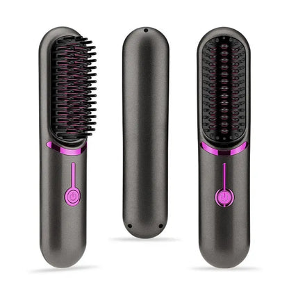 Wireless Hair Straightening Comb-2