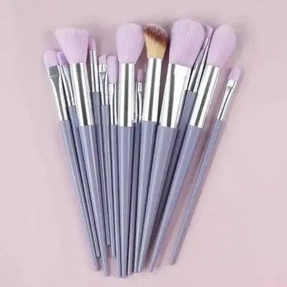 10/13PCS Makeup Brushes Set - Fluffy Soft Eye Shadow, Blush, Highlighter - petguardiansupplies