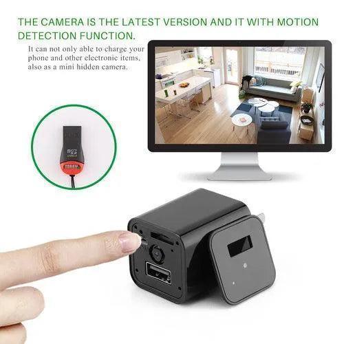 Hidden Camera HD 1080P USB Charger Home Security - petguardiansupplies