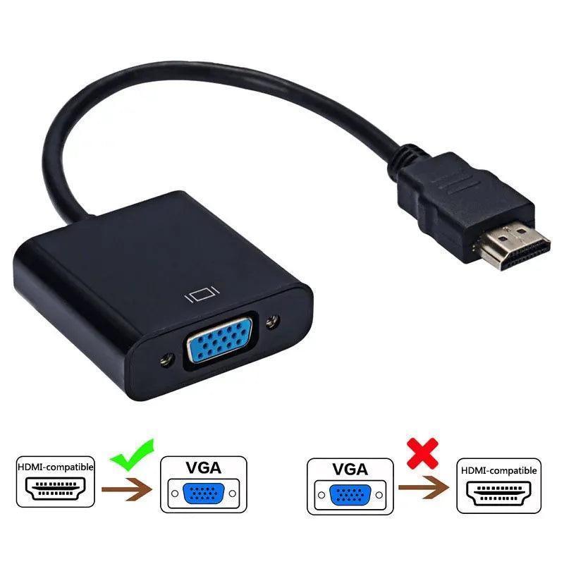 1080P HDMI-compatible to VGA Adapter For Xbox PS4 PC - petguardiansupplies