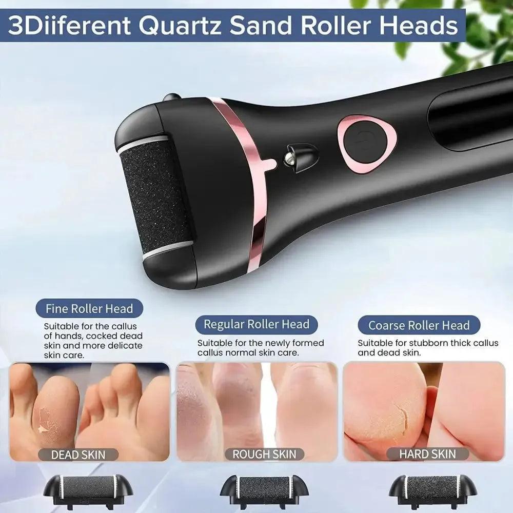 Electric Foot File Rechargeable Waterproof Hard Skin Remover - petguardiansupplies