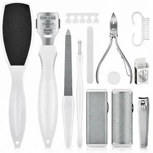 22 in 1 Stainless Steel Professional Pedicure Tools - petguardiansupplies