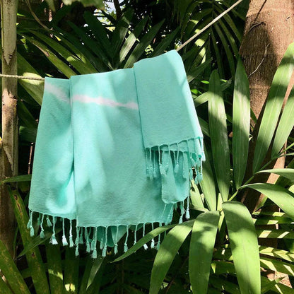 Mint Tie Dye Turkish Beach Towel - petguardiansupplies