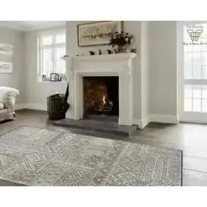 Beige Wool Area Rug - Handmade Soft Tufted Modern Carpet - petguardiansupplies