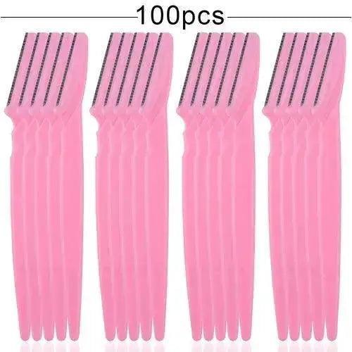 100PCS Eyebrow Shaper Portable Shaver - petguardiansupplies