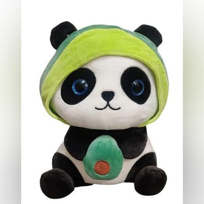 Avocado Panda Soft Toy 30 cm - Cute Stuffed Animal for Kids - Adorable - petguardiansupplies