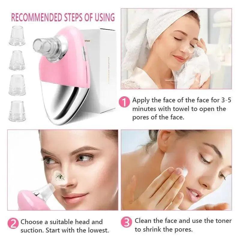 Facial Blackhead Remover Electric Acne Cleaner Device - petguardiansupplies