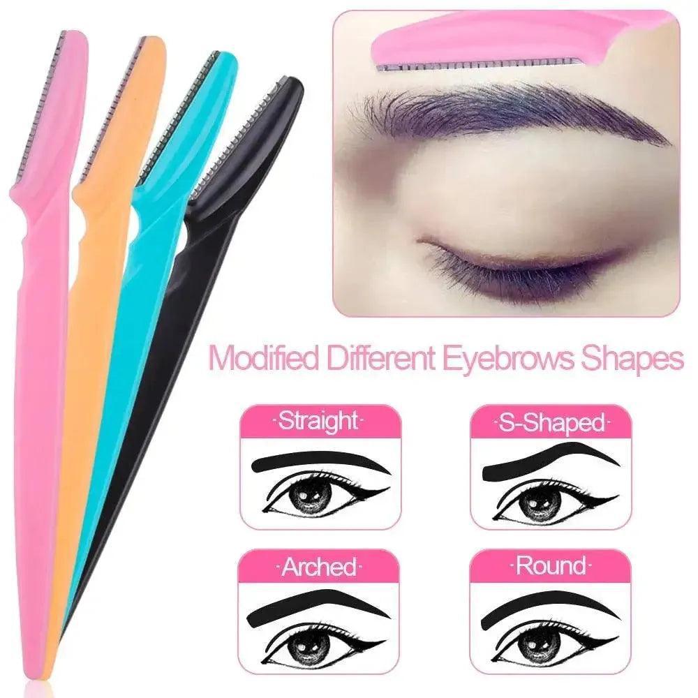 100PCS Eyebrow Shaper Portable Shaver - petguardiansupplies