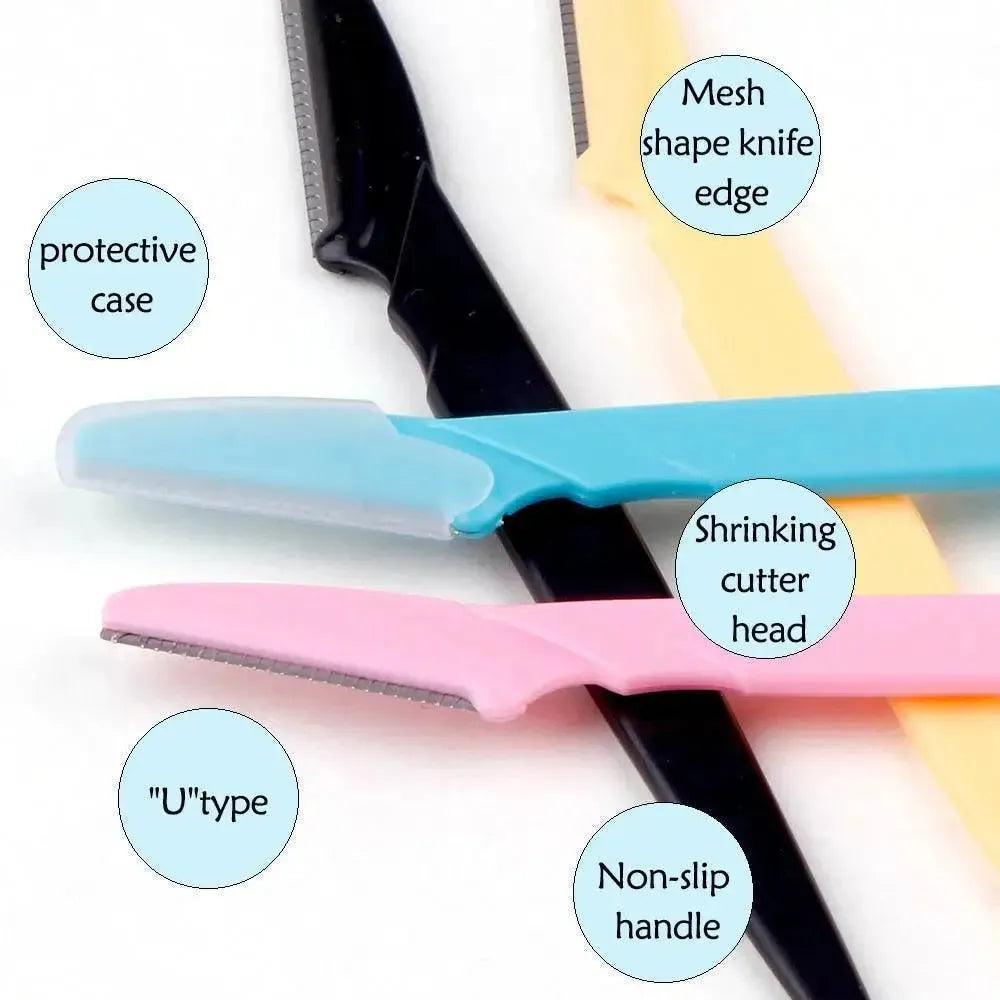 100PCS Eyebrow Shaper Portable Shaver - petguardiansupplies