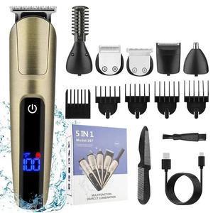 Household Men's Waterproof Electric Hair Clipper Multifunctional - petguardiansupplies