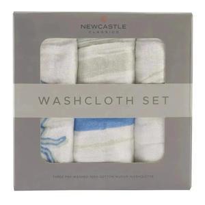 Ocean Cotton Muslin Washcloth Set 3PK - petguardiansupplies