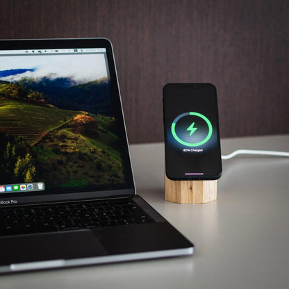 Wooden MagSafe Wireless Charger for Apple iPhone, AirPods. - petguardiansupplies