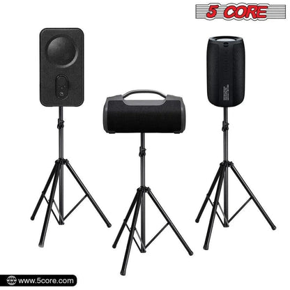 5 Core Speaker Stand Tripod Heavy Duty Adjustable Up to 72 Inch DJ - petguardiansupplies