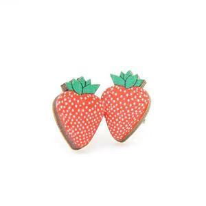 Strawberry Stud Earrings #3034 - petguardiansupplies