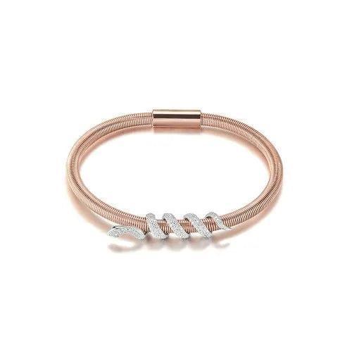 Snake Coiled Bangle Bracelet - petguardiansupplies