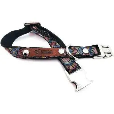 Finnigan Small Dog Collar: Personalised Engraving & Designer Fabrics-23