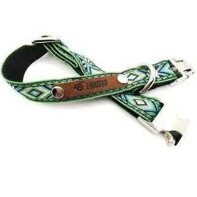 Finnigan Small Dog Collar: Personalised Engraving & Designer Fabrics-12