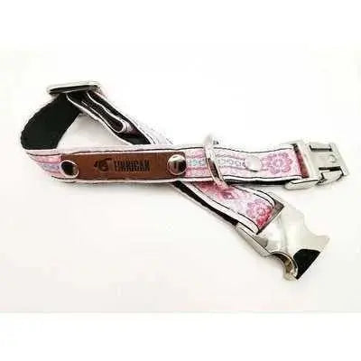 Finnigan Small Dog Collar: Personalised Engraving & Designer Fabrics-22