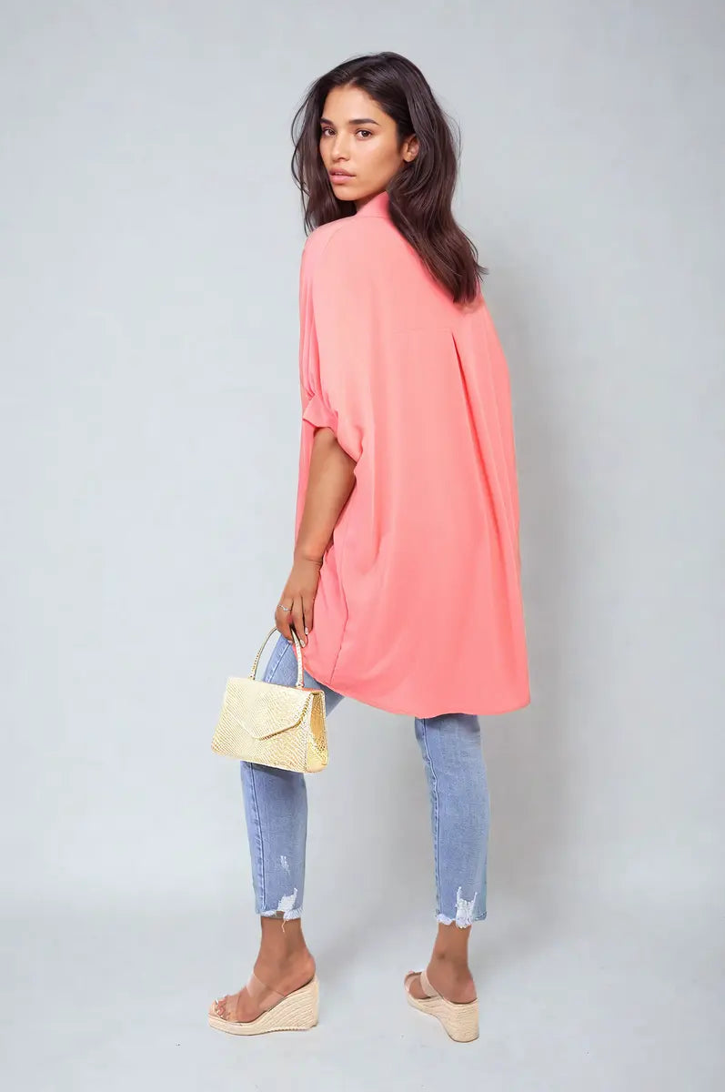 Balloon Sleeve Oversized Top-9